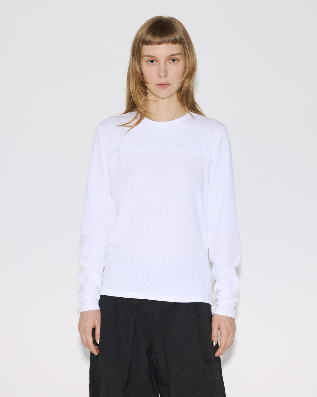 2 LONG SLEEVE WHITE