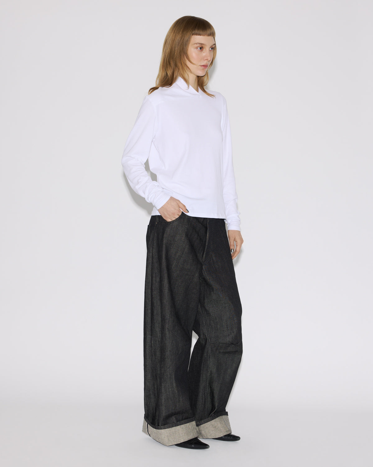 WRAP LONG SLEEVE WHITE