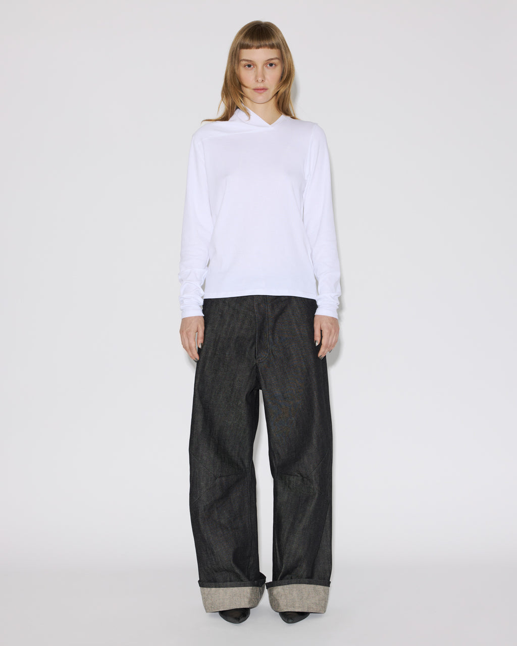 WRAP LONG SLEEVE WHITE