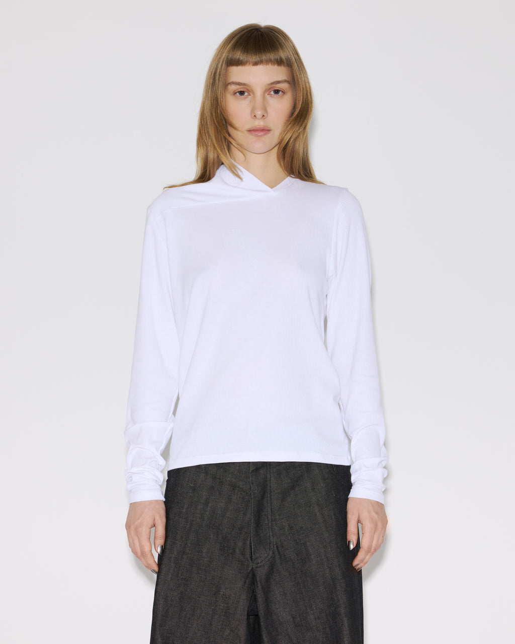 WRAP LONG SLEEVE WHITE