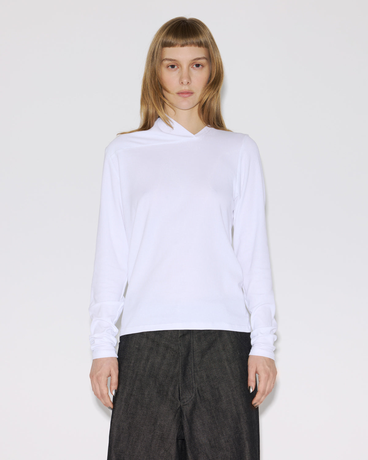 WRAP LONG SLEEVE WHITE