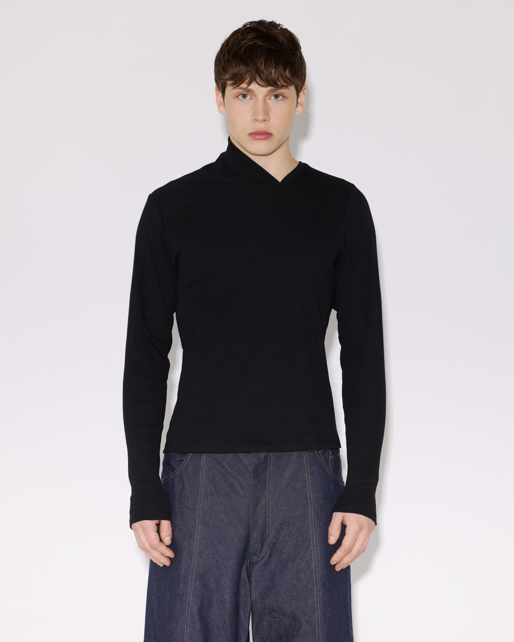 WRAP LONG SLEEVE BLACK