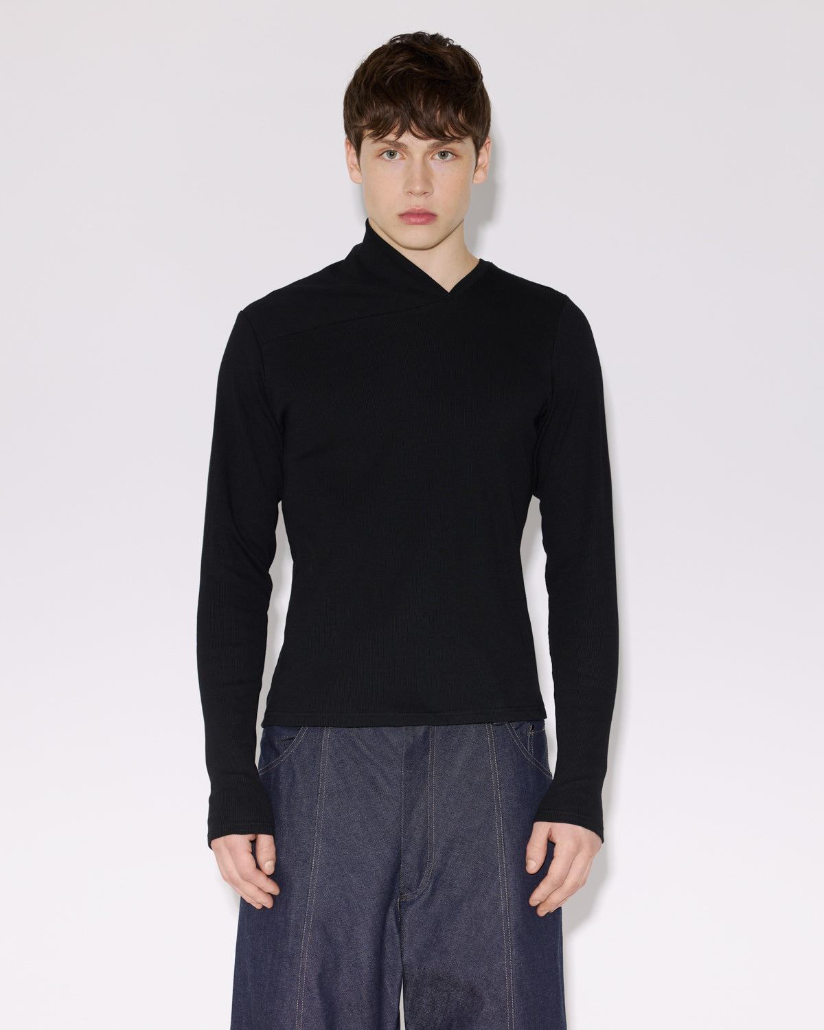 WRAP LONG SLEEVE BLACK